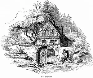 Forester's house, Hubertus hunting and hunting scenes