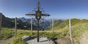 Framed Print : Forged memorial cross for Josef Bock