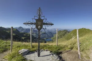 Framed Print : Forged memorial cross for Josef Bock Framed Print : Forged memorial cross for Josef Bock