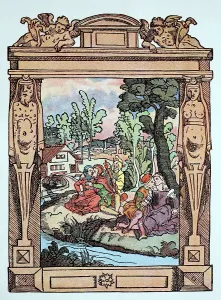 Fornication, illustration in a book