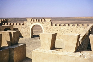 Fort d'Issendjel, Fort in Hassi Issendjel, Sahara Desert, Algeria, North Africa around 1973, Africa