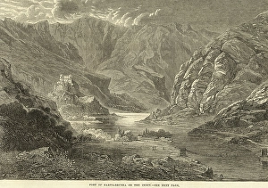 Fort of kartsabrusha on the indus, India, Asia