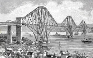 Forth Bridge, double-track railway bridge over the Firth of Forth