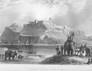 Fortress Of Chunar on Ganges, India, As ia