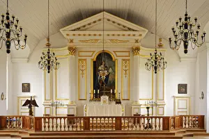 Fortress Louisburg Interior Altar Chapel Sydney Canada