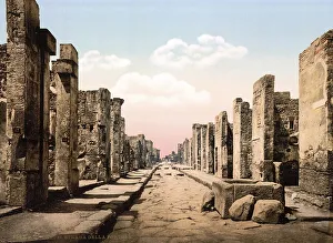 Fortuna Street, Pompeii, Italy