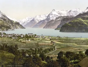 Fountain and the Alps, Lake Lucerne