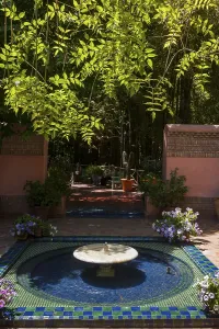 Fountain in Majorelle Garden, Orient