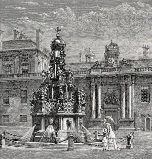 Fountain of Palace of Holyroodhouse