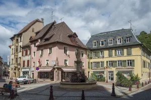 Fountain, Thann, Haut Rhin, Upper Rhine