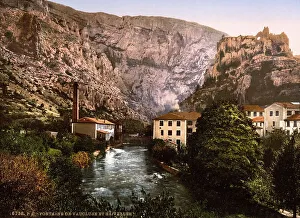 Fountain and valley of Vauclause, c