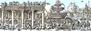 The Fountain of Youth. Copperplate engraving by Theodor de Bry after a woodcut by H