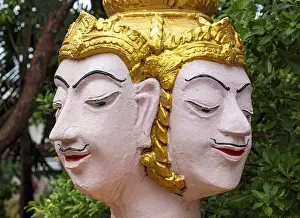 Four-faced guardian deity, Wat Si Muang