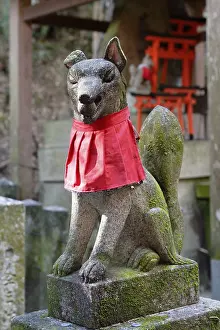 Fox statue, Kumataka, Fushimi Inari Shrine