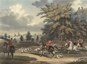 Foxhunt in England, 1840, Historical