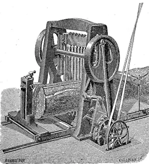 A frame saw from 1880, sawmill