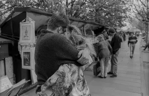 France, Paris, 24.03.1990, bookstalls on the Seine