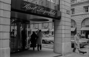 France, Paris, 24.03.1990, Karl Lagerfeld in Paris