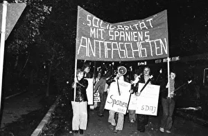 The Franco dictatorship's persecution of Spanish democrats prompted workers