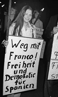 The Franco dictatorship's persecution of Spanish democrats prompted workers