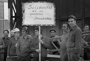 The Franco dictatorship's persecution of Spanish democrats prompted workers