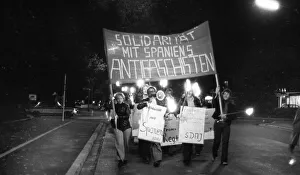 The Franco dictatorship's persecution of Spanish democrats prompted workers