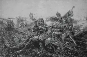 Franco-Prussian War, The Fall of the 2nd Battalion of the 61st Regiment in Dijon in January 1871