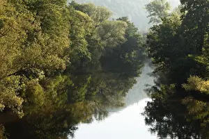 Franconian Saale River near Gemuenden