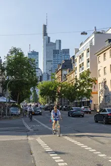 FRANKFURT - JUNE 12, 2025: Frankfurt am Main Downtown