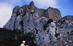 Frankreich: Schloss Queribus in Langedoc-Rousillon
