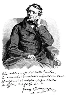 Franz Grillparzer, taken directly from life