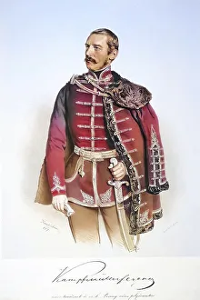 Franz Kampfmueller, Historic, digitally restored reproduction from a 19th century original