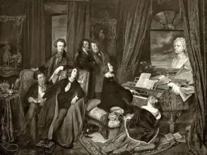 Franz Liszt at the Piano, by Josef Danhauser