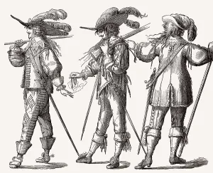 Franzoesische Musketiere, 1635