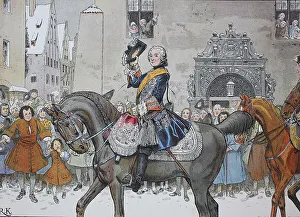 Frederick the Great, Frederick II 1712-1786 Arrival in Breslau on 3 January 1741
