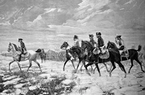 Frederick the Great and his Staff at the Battle of Leuthen