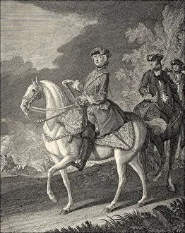 Frederick II. historical illustration