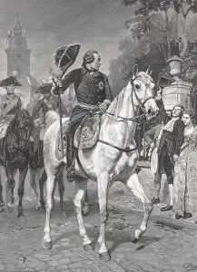 Frederick II was King of Prussia from 1740 to 1786