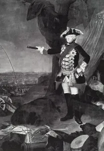 Frederick II oil painting, the original is considered lost