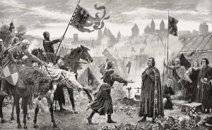 Frederick III. of Nuremberg informs Rudolf von Habsburg about his election to king of the Romans