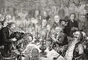 Frederick William I of Prussia and his Tabakskollegium association