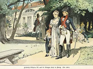 Frederick William III, Queen Luise in Paretz