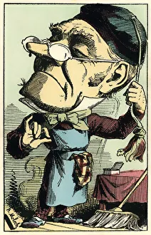 A French concierge, personified as Augustin-Gabriel Delaporte
