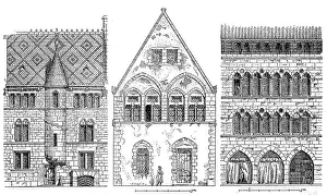 French dwellings of the 13th century
