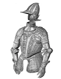 French half-armour, knight's armour