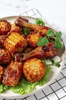 Fried chicken drumsticks, Mexican style