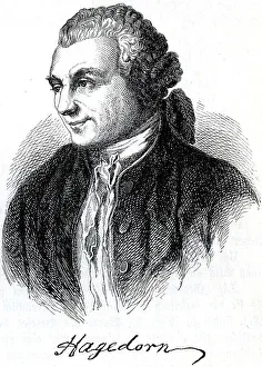 Friedrich Hagedorn, Historical Illustration from Otto von Leixner: Illustrated History of German Literature