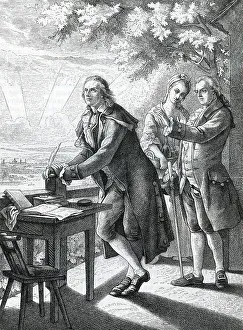 Friedrich Schiller and Christian Gottfried Koerner in Loschwitz