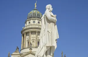 Friedrich Schiller monument, French Cathedral