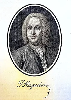 Friedrich von Hagedorn, 23 April 1708
